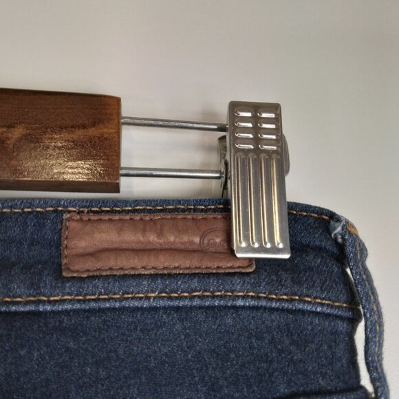 AG The Legging Ankle Super Skinny Jeans Raw Hem Denim Size 28R - Picture 8 of 11